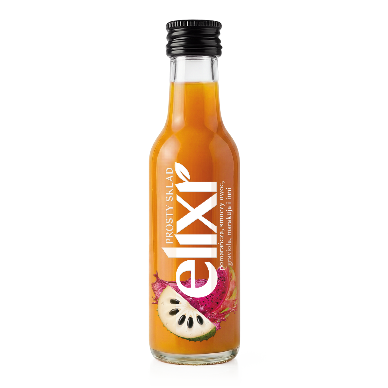 Shot Elixr 50ml - pomarańcza smoczy owoc graviola marakuja i inni
